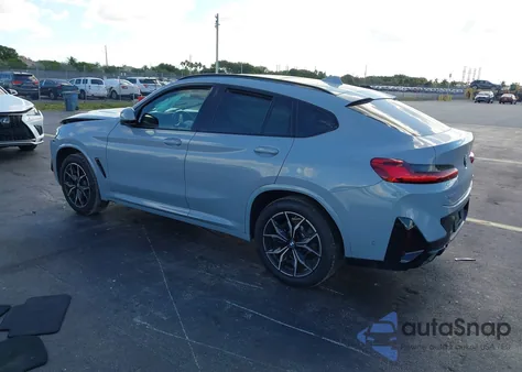 2025 BMW X4 xDrive30I z USA, uszkodzony, nr VIN 5UX33DT00S9015327
